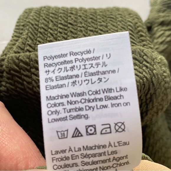 J Crew Surplus Green Olive Textured High Rise Cheeky Bikini Bottom Sz XL NWT - Picture 9 of 14